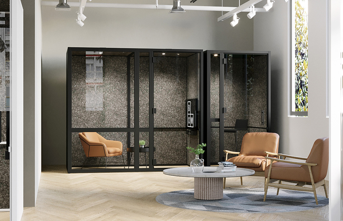 A private movable meeting box