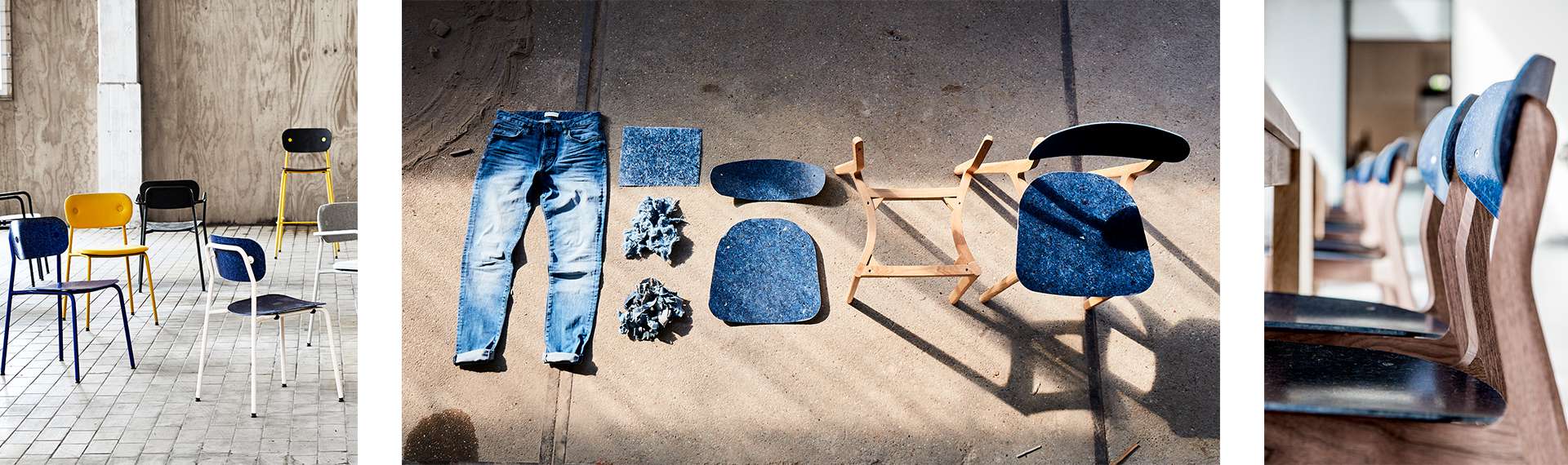 From jeans to chair